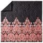 Peking Handicraft Rhapsody 2-Piece Twin/Twin XL Comforter Set in Black and Pink, , large