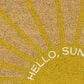 Balta Rugs Hello Sunshine Greeting Yellow 1"6" x 2"6" Door Mat, , large