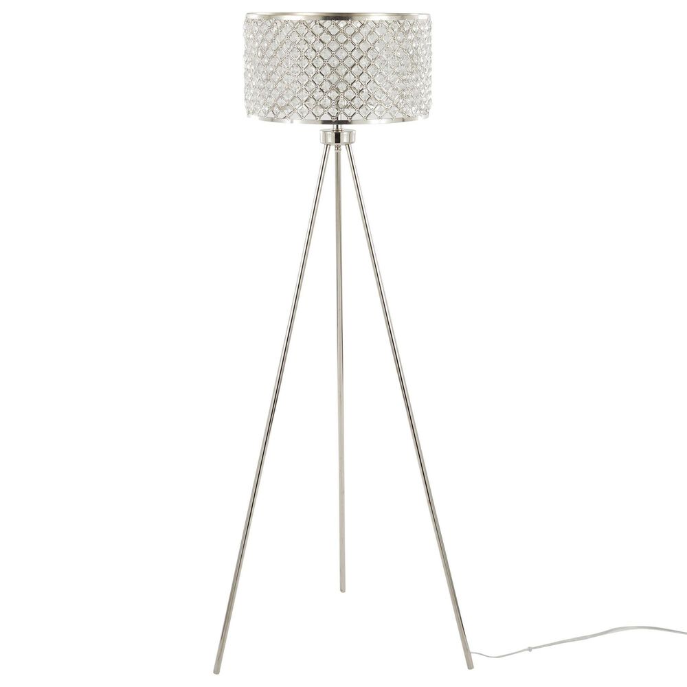 Grandview Gallery Tripod Floor Lamp in Polished Nickel, , large