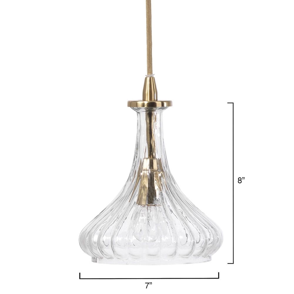 Jamie Young Direct Ship Isabella 1-Light Pendant in Clear, , large