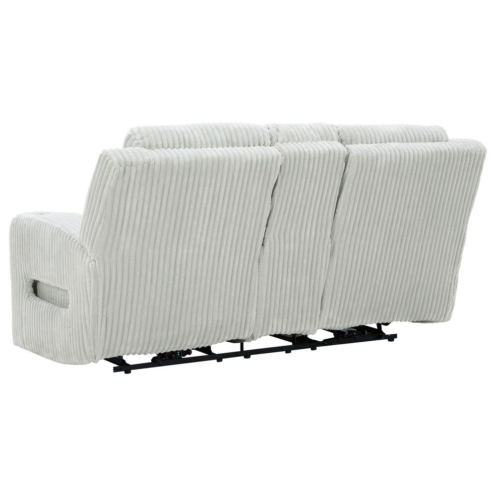 Ashley Forest Lake Power Reclining Loveseat with Console and Adjustable Headrest in Alloy Velvet, , large