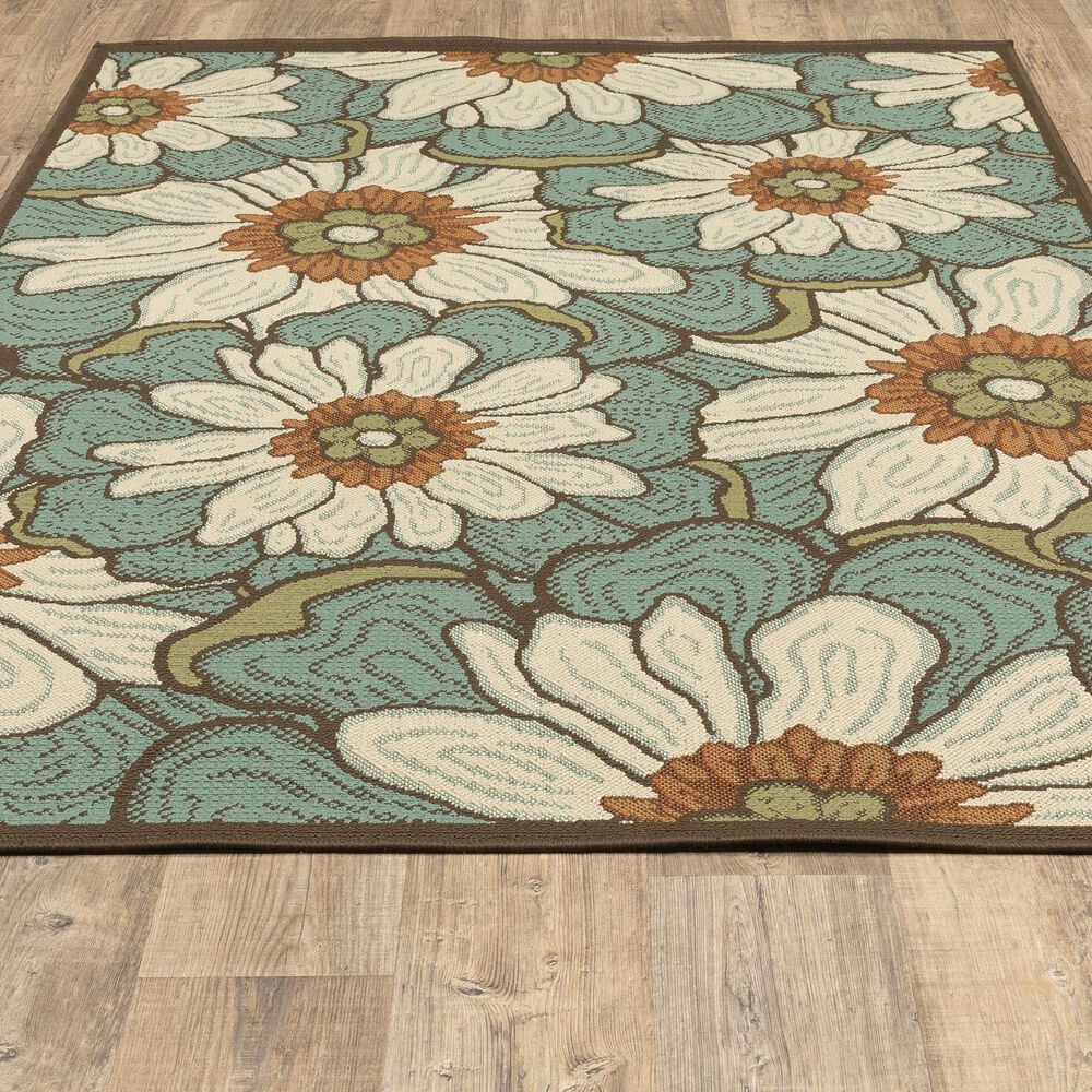 Oriental Weavers Montego 3444M Blue 5'3" x 7'6" Area Rug, , large