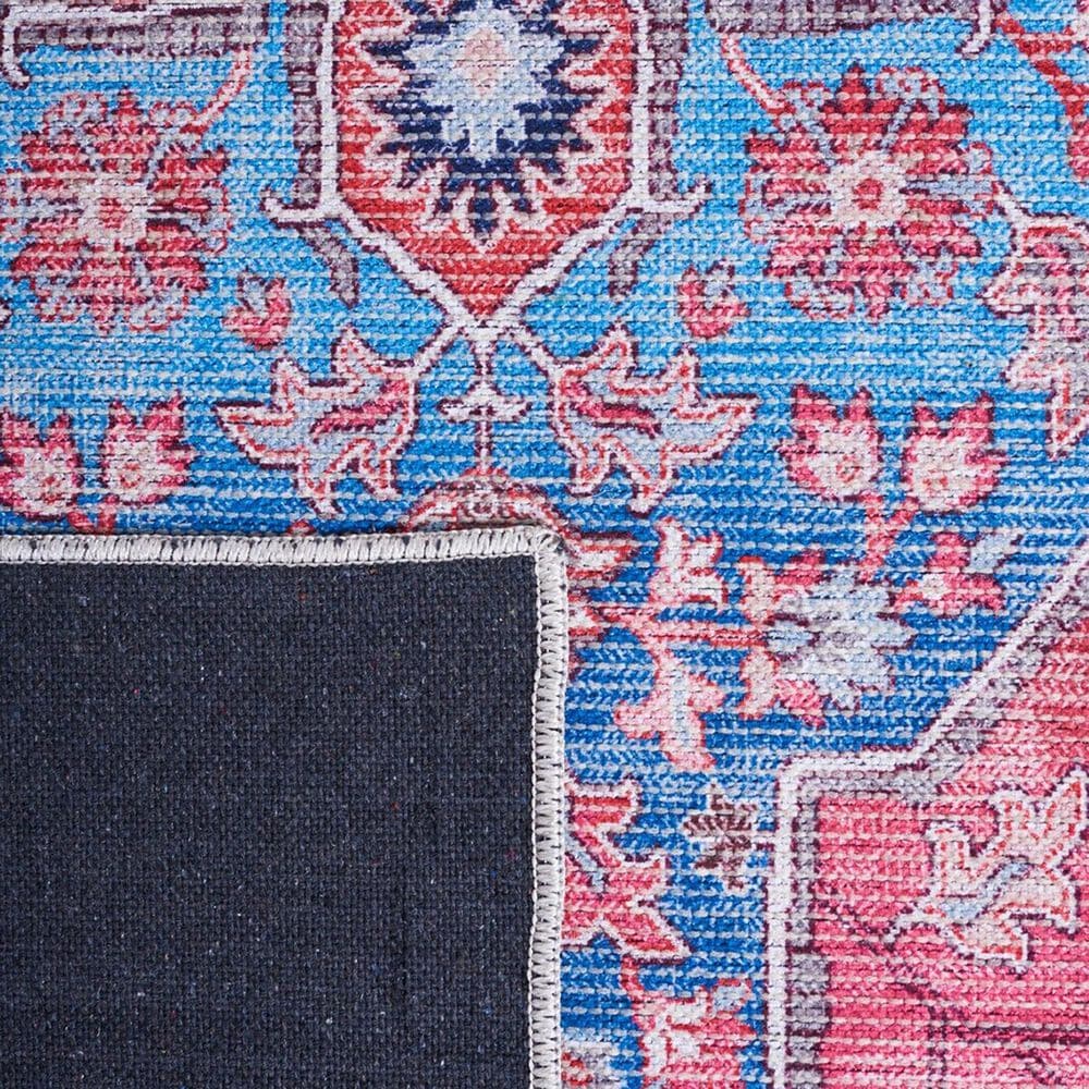Safavieh Serapi 6&#39;7&quot; x 9&#39; Blue and Rust Area Rug, , large
