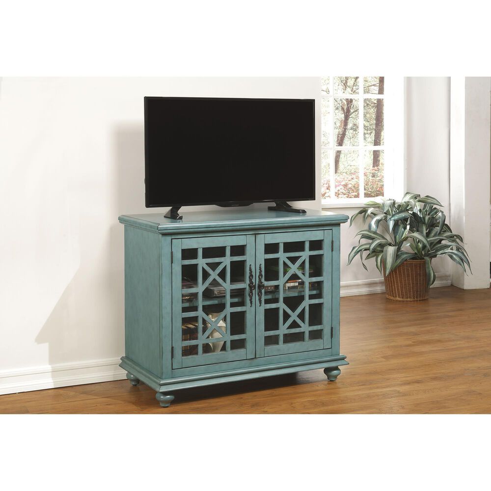 Martin Svensson Home Jules Small Spaces TV Stand in Teal, , large