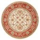 Safavieh Lyndhurst LNH212 8" Round Ivory and Rust Area Rug, , large
