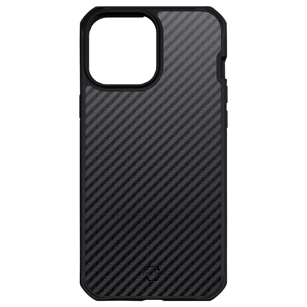 ITSkins Hybrid Carbon Case for Apple iPhone 13 in Carbon, , large