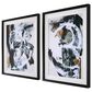 Uttermost Winterland 39" x 31" Abstract Wall Art in Ochre, Deep Charcoal and White (Set of 2), , large