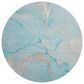 Dalyn Rug Company Odyssey OY7 Teal 8" Round Area Rug, , large