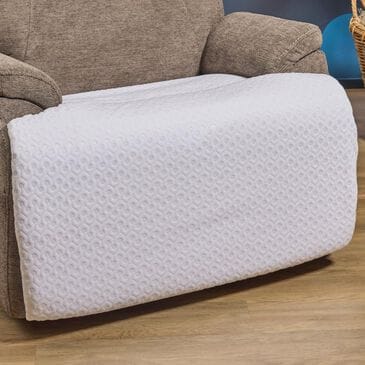 Flexsteel Zecliner Dri-Tec Performance Chair Protector in White, , large