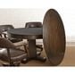 STEVE SILVER Rudy 5-Piece Round Game Table Set in Medium Walnut, , large