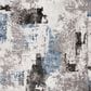 Safavieh Craft CFT820F 8" x 10" Grey and Blue Area Rug, , large