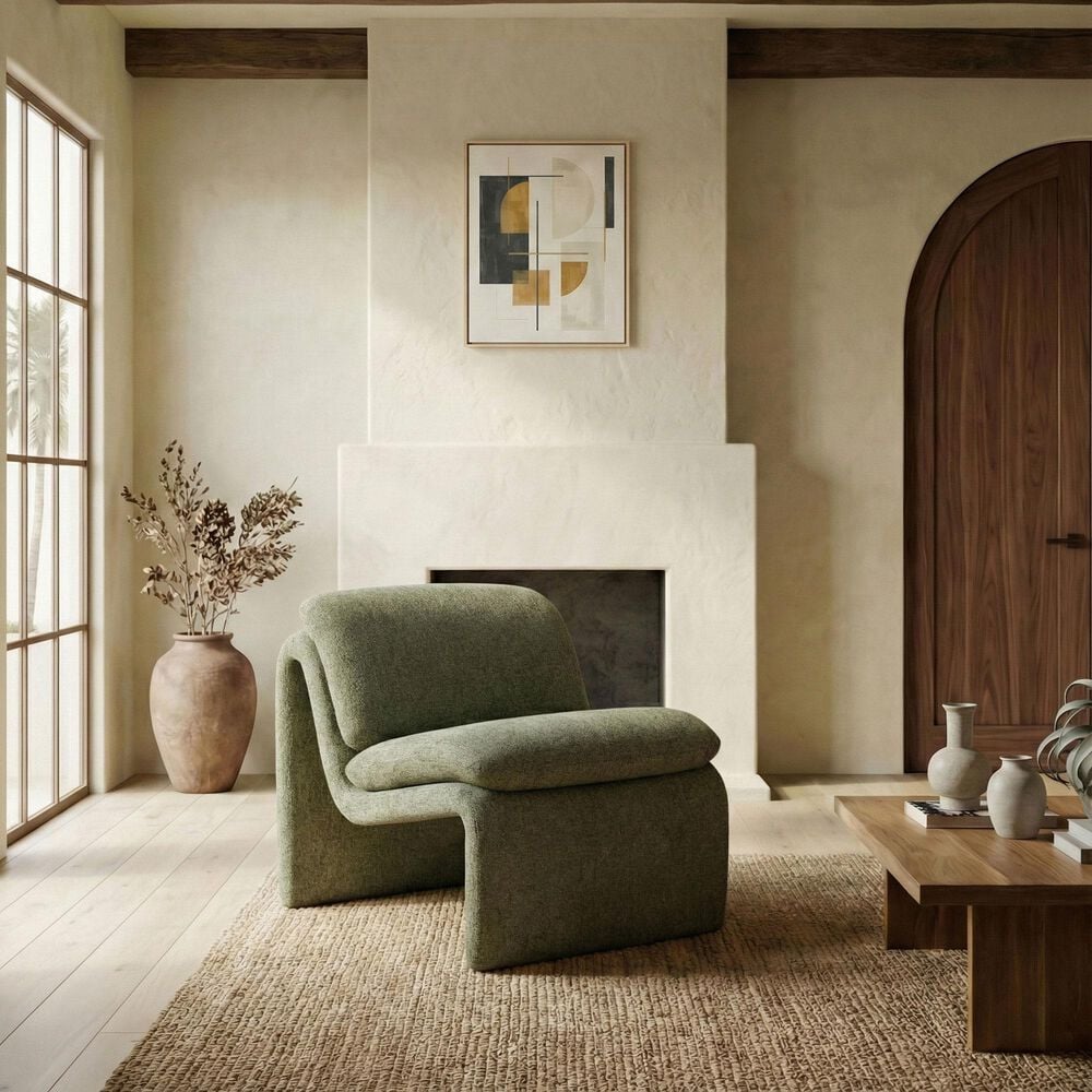 Safavieh Ainslie Accent Chair in Green, , large