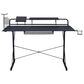 Rta Products Llc Carbon Computer Gaming Desk with Shelving in Black, , large
