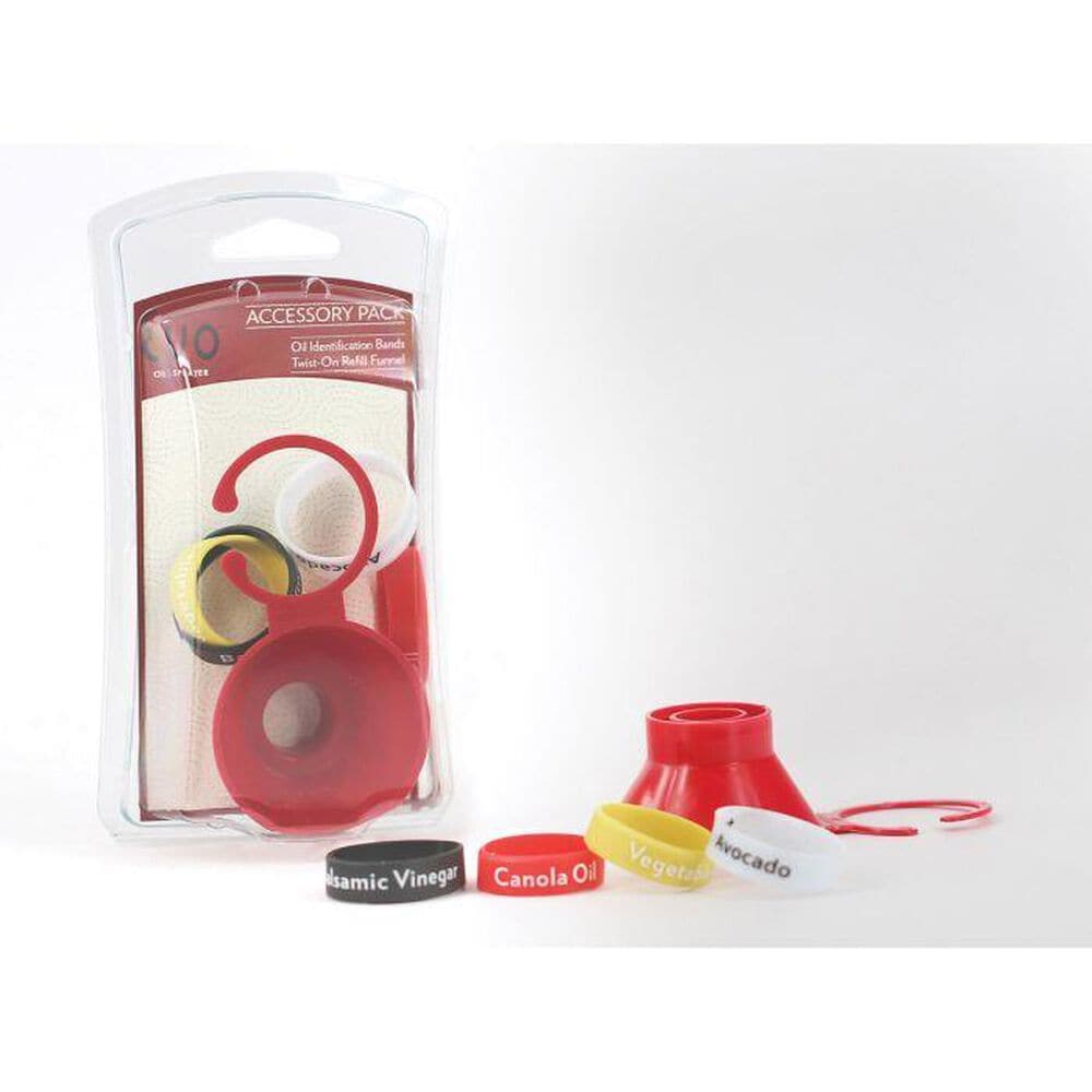 Harold Import Evo 5-Piece Oil Sprayer Accessory Set in Black, Red, White and Yellow, , large