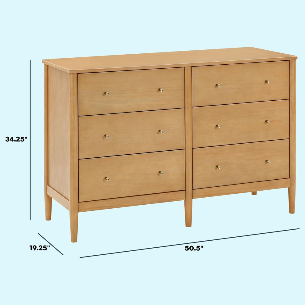DaVinci Frem 6-Drawer Dresser in Honey, , large