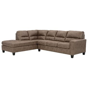 Ashley Navi 2-Piece Stationary Left Facing Sectional in Fossil, , large