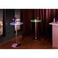 Lumisource Spyra Bar Table in Clear and Chrome - Table Only, , large