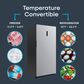 Element 13.8 Cu. Ft. Upright Convertible Freezer/Refrigerator in Stainless Steel, , large