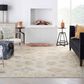 Nourison Odessa Ivory and Grey Multicolor 8"6" x 11"6" Area Rug, , large