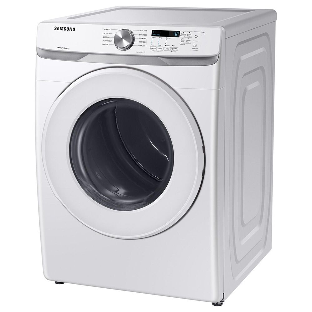 Samsung 4.5 Cu. Ft. Front Load Washer and 7.5 Cu. Ft. Electric Dryer with Sensor Dry Laundry Pair in White, , large