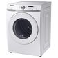 Samsung 4.5 Cu. Ft. Front Load Washer and 7.5 Cu. Ft. Electric Dryer with Sensor Dry Laundry Pair in White, , large