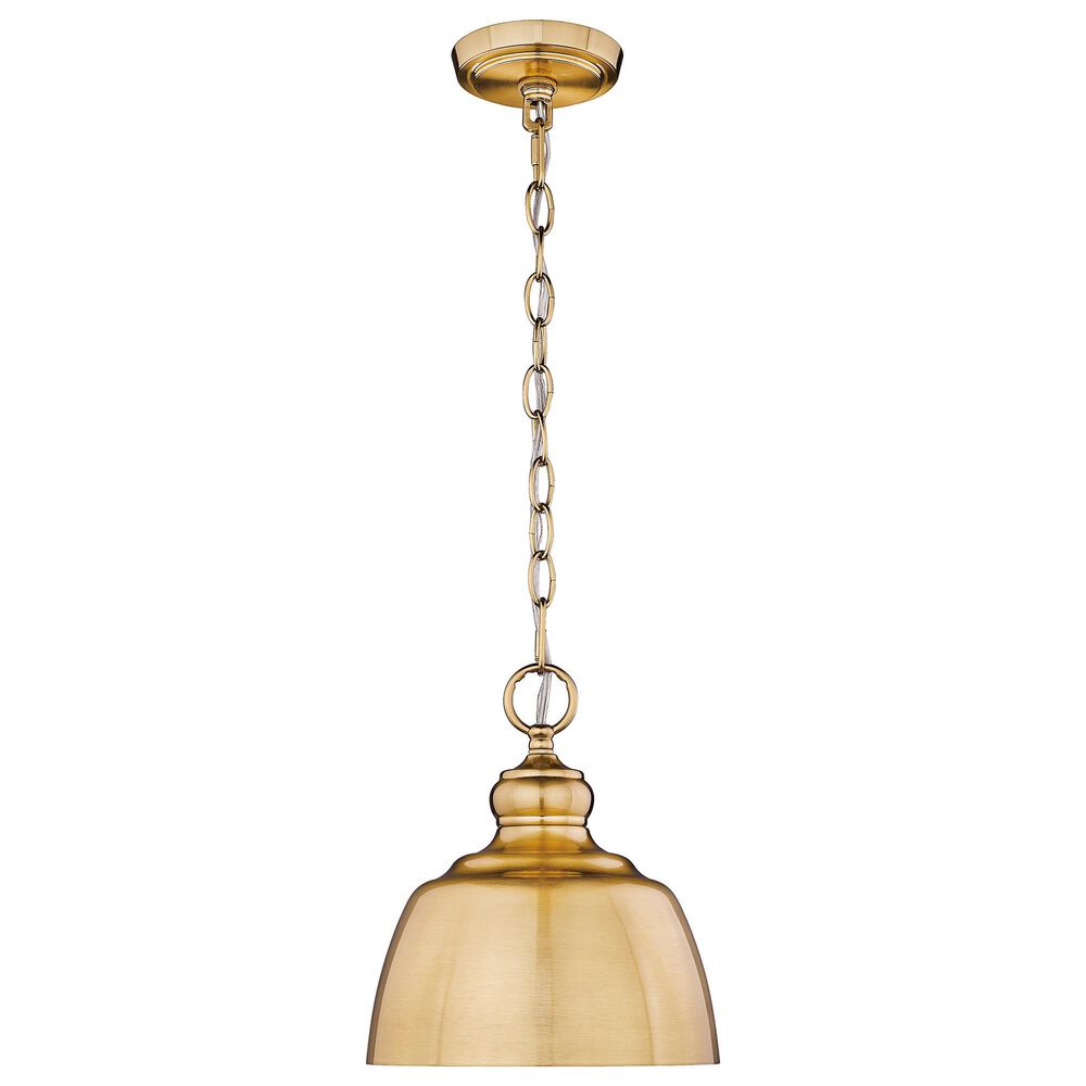 Golden Lighting Holmes 1-Light Mini Pendant in Modern Brushed Gold, , large