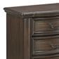 Mayberry Hill Brunswick King Panel Bed with Two Nightstands in Mahogany, , large