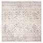 Safavieh Tulum TUL267A 3" Square Ivory and Grey Area Rug, , large