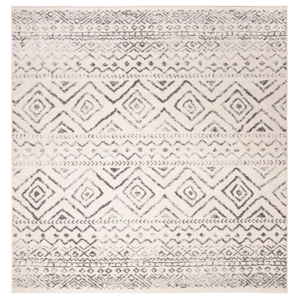 Safavieh Tulum TUL267A 3" Square Ivory and Grey Area Rug, , large