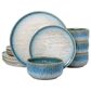 Gifts Plus Talia 12-Piece Dinnerware Set in Light Blue, , large