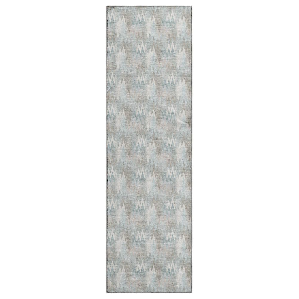 Dalyn Rug Company Soft Essentials Chevron Sky 2"3" x 7"6" Runner, , large