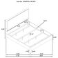 37B Maderia Eastern King Panel Bed in Walnut, , large