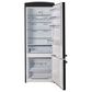 Unique Appliances Classic Retro 17 Cu. Ft Bottom Mount Refrigerator in Matte Black, , large