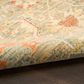 Nourison Antique Bloom Sage and Multicolor 8" x 10" Area Rug, , large