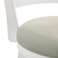 Armen Living Blair 30" Swivel Bar Stool in Matte White, , large