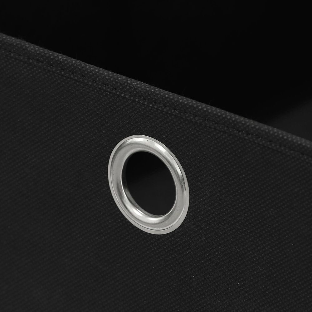 HOMLUX 3-Tier Multi-Purpose Bookcase with Two Bins in Dark Cherry and Black (Set of 2), , large