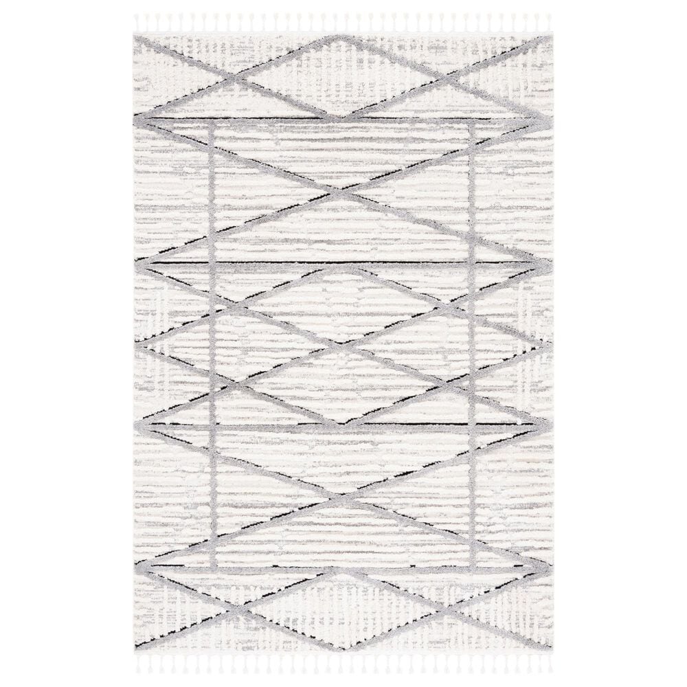 Safavieh Marrakesh MRK540F 8" x 10" Beige and Grey Area Rug, , large