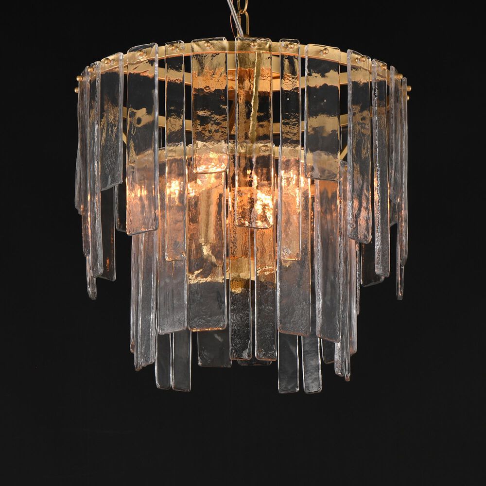 Maxim Lighting Warren 4-Light Semi-Flush in Gold Leaf, , large