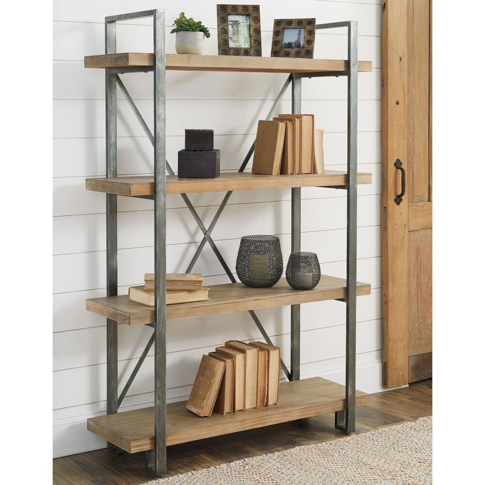 Ashley Forestmin Etagere in Brown and Black, , large