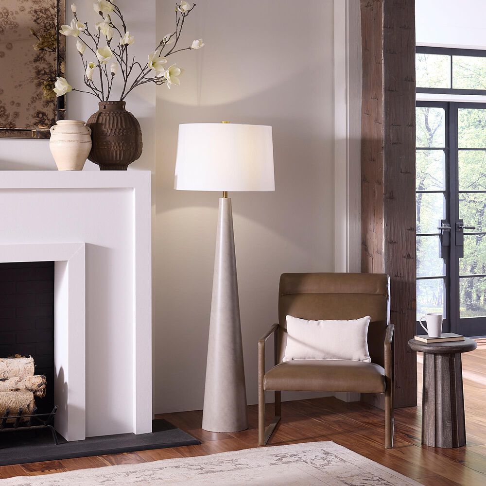 Jamie Young Oakridge Floor Lamp in Grey, , large