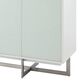Urban Home Eliza Sideboard in Ultra White and Brushed Stainless, , large
