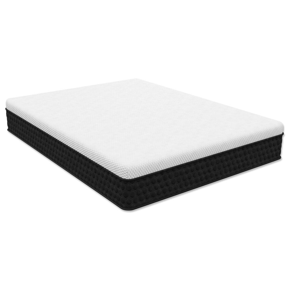 Hearth and Haven Diamond Landon Copper Cool Hybrid Firm Waterfall Top Twin Mattress, , large