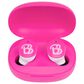 KIDdesigns Barbie Bluetooth True Wireless Earbuds with Charging Case in Pink, , large