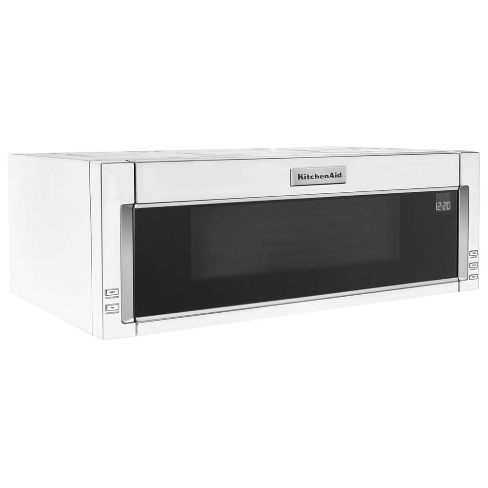 KitchenAid 1000Watt Low Profile Microwave Hood Combination in White