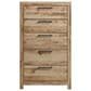 Ashley Hyanna 5-Drawer Chest in Golden Rustic, , large