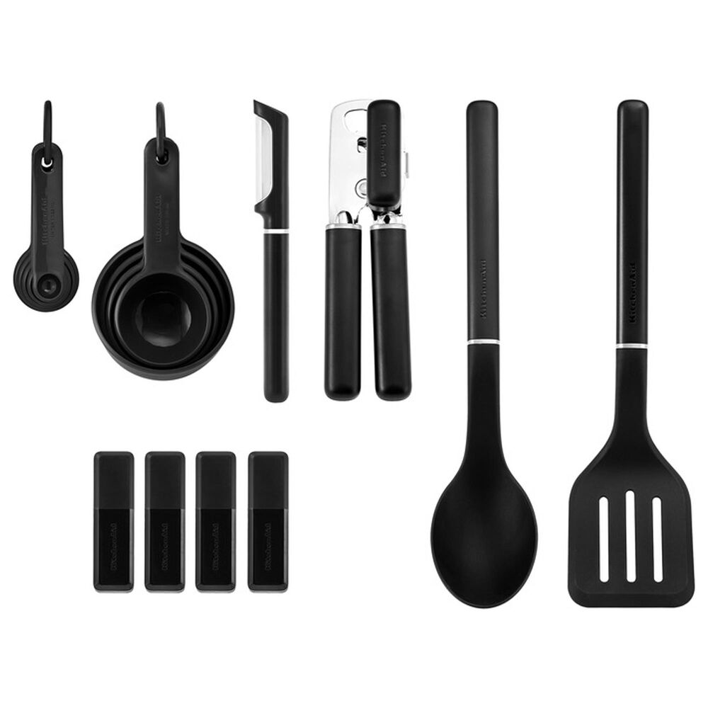 KitchenAid 17-Piece Tool and Gadget Set in Black, , large