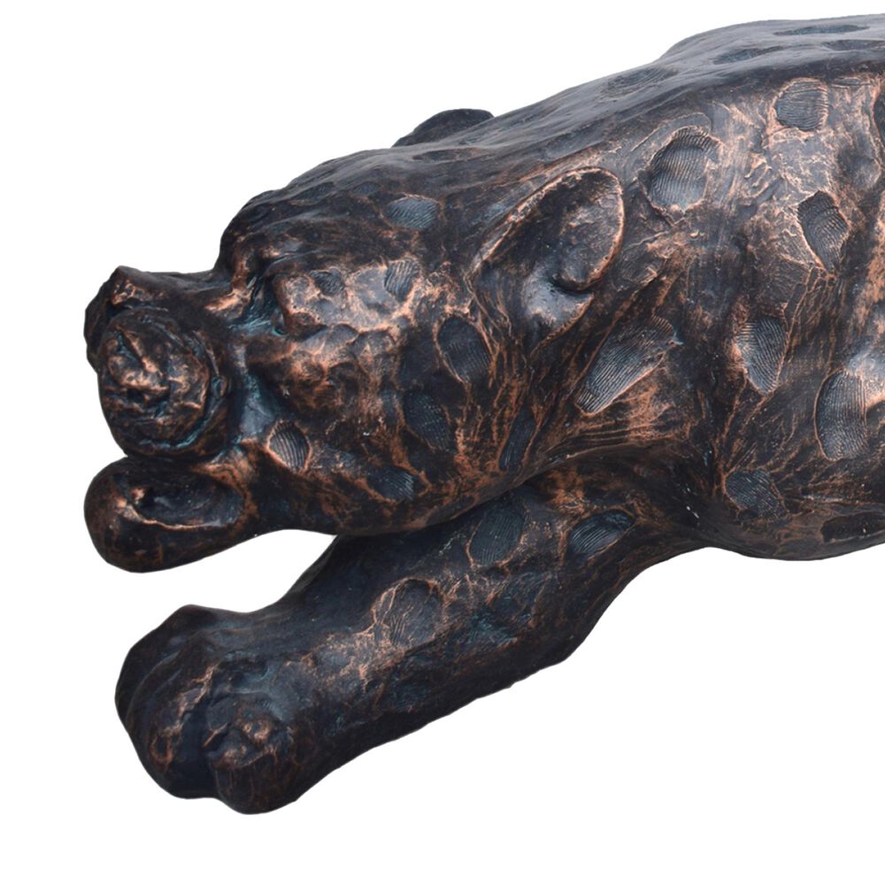 Hearth and Haven Outdoor Leopard Bench in Copper, , large