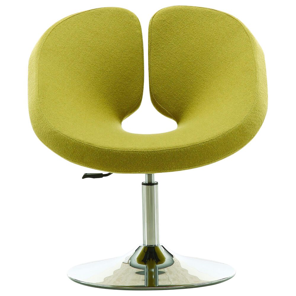 Manhattan Perch Adjustable Swivel Chair in Green, , large