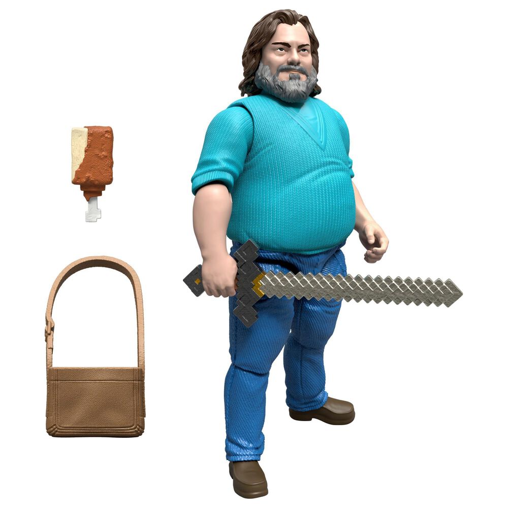 Minecraft A Minecraft Movie - 4&quot; Steve Action Figure in Multicolor, , large