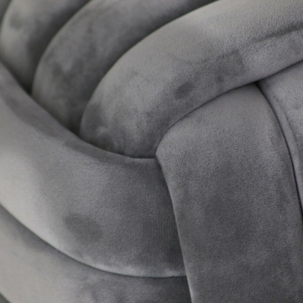 Sagebrook Home Machar 19&quot; Knot Stool in Grey, , large